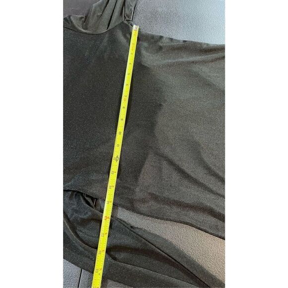 Parker Women's Silk Open Back Long Sleeve Bodycon Mini Dress Black Size Small - Picture 11 of 13